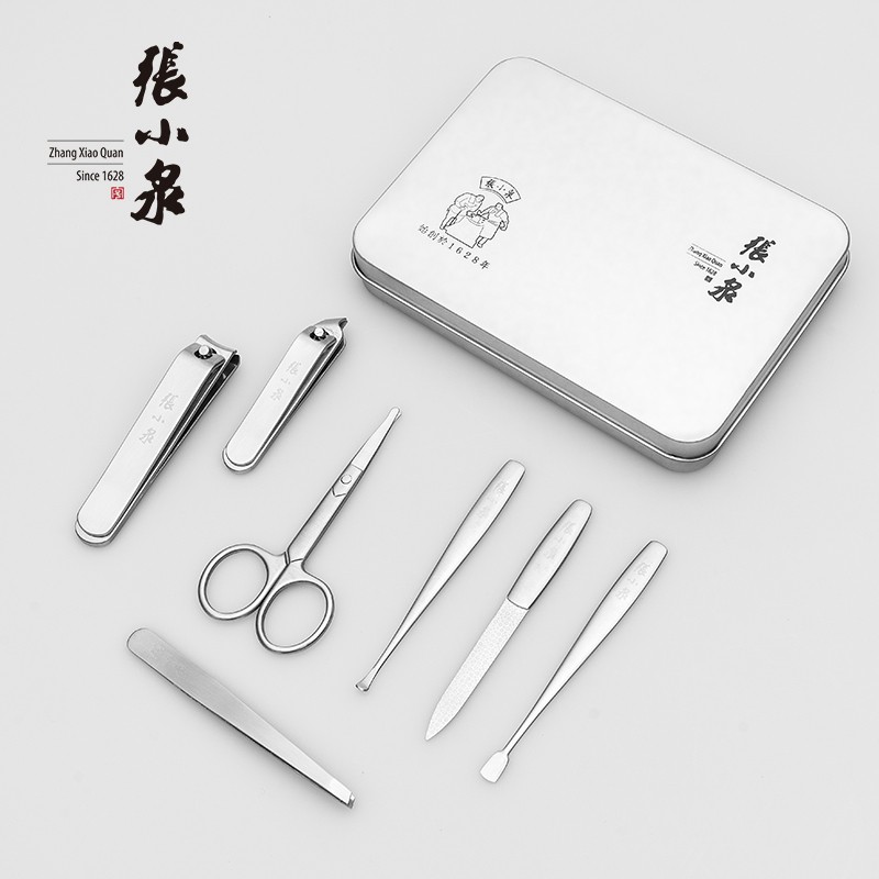 张小泉 张小泉虞美人七件套指甲钳套装 护工具礼物时尚H41257000高清大图