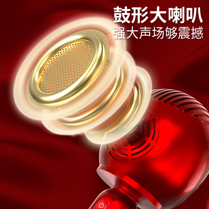 迪士尼/Disney迪士尼麦克风无线K歌麦克风话筒音响—体机全名k歌宝 儿童手机唱歌麦克风蓝牙FX-986高清大图