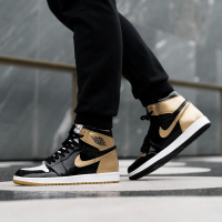 AIR Jordan aj1 HIGH OG“GOLD TOP 3男士黑金鸳鸯、黑红脚趾、黑红禁穿、芝加哥鸳鸯运动篮球鞋