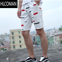 HLCOMAN短裤男夏季运动休闲五分大裤衩潮薄款5分7七分宽松速干男士沙滩裤