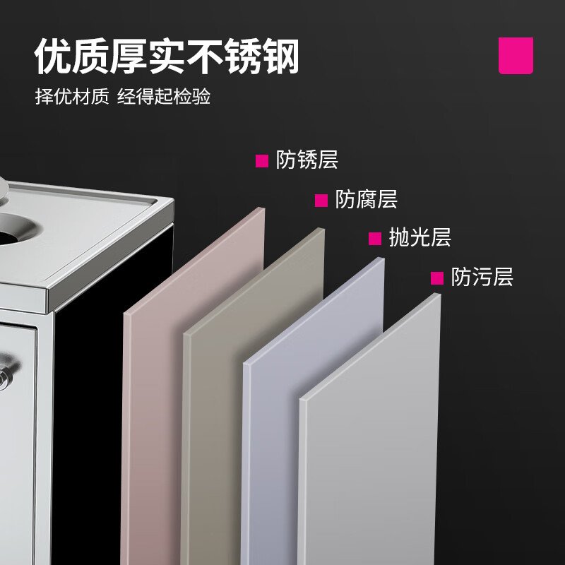 乐创(lecon)收残车不锈钢单孔食堂食物残渣收集台LC-J-DSC01高清大图