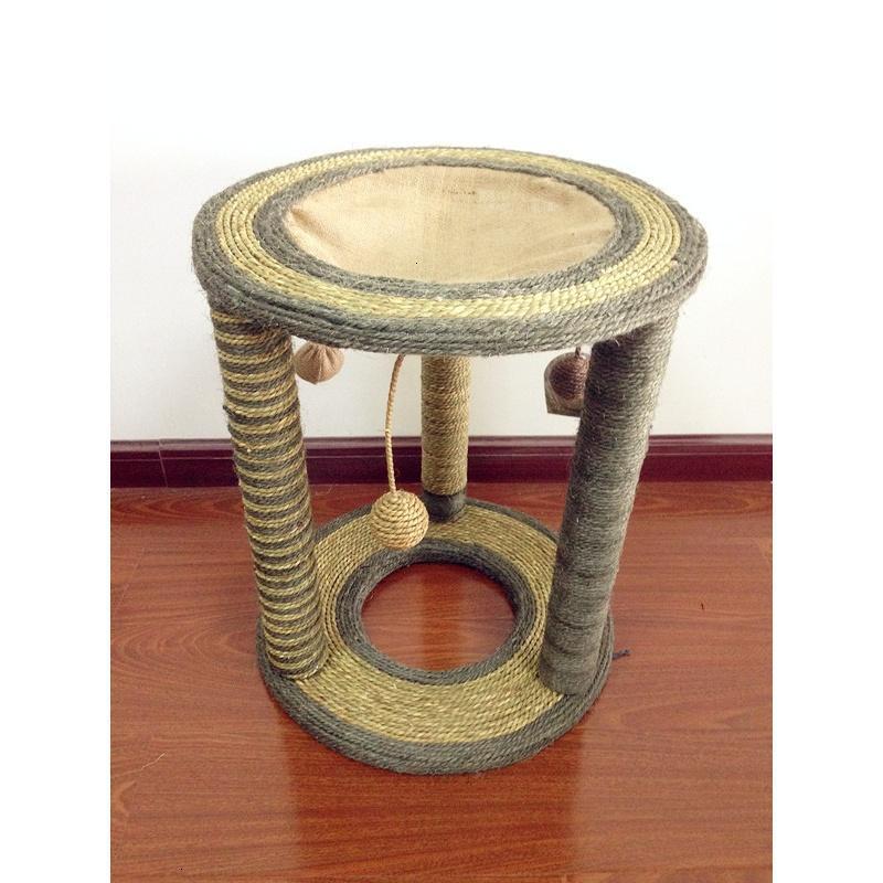 四季新款剑麻筒用品猫爬架猫窝玩具猫爬架猫抓板猫树(请先与客服确认再)