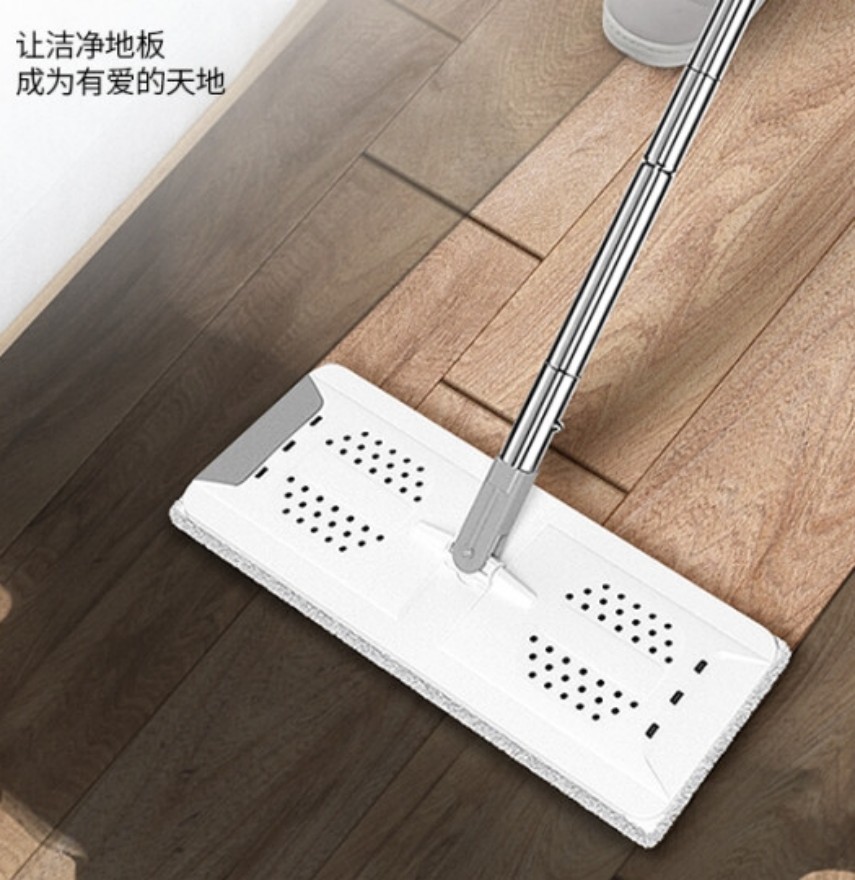 五月花 刮刮桶免手洗平板拖把配件 干湿两用拖布 家用墩布网红懒人地拖 配布2块高清大图