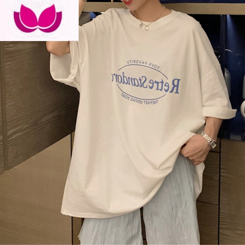 七斓短袖粉色t恤女2020网红设计感小众上衣ins韩版宽松打底衫潮 白色 XXL