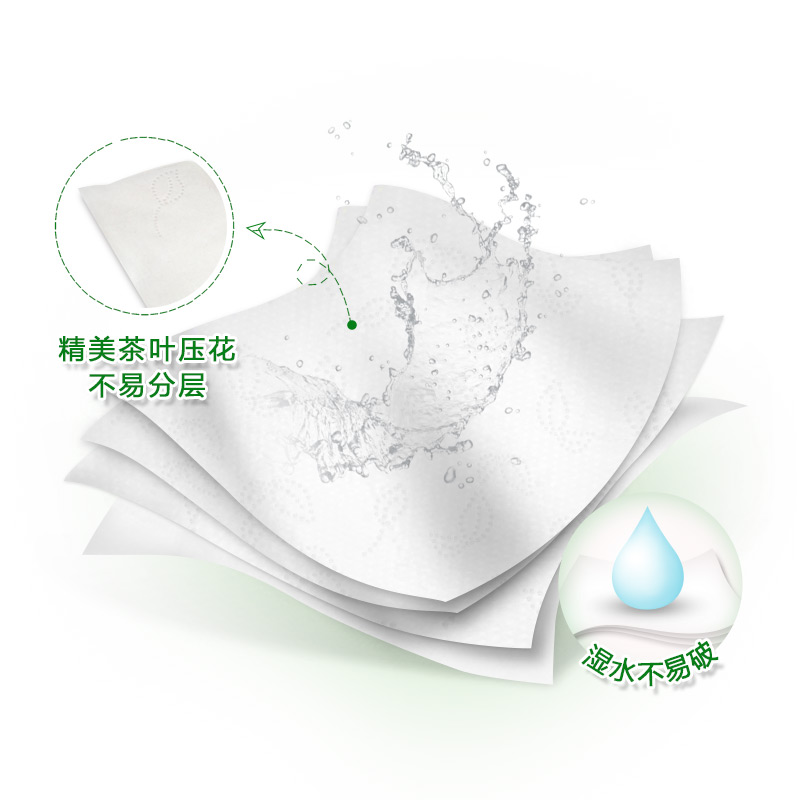 心相印手帕纸4层加厚整箱144包茶语卫生纸纸巾小包餐巾纸抽面巾纸高清大图