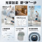 美的(Midea)无雾喷淋式加湿器除菌防漏大雾量卧室婴儿办公室家用便捷上加水大容量[小蓝鲸800]SZK-1Y80