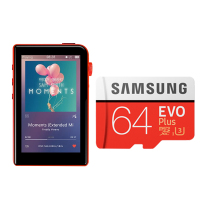 山灵M2S便携无损HIFI MP3播放器+64GTF卡 红色