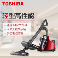 东芝(TOSHIBA)吸尘器VC-GC33EC(R)红色家用卧式吸尘机 轻便多功能大吸力 静音除花粉