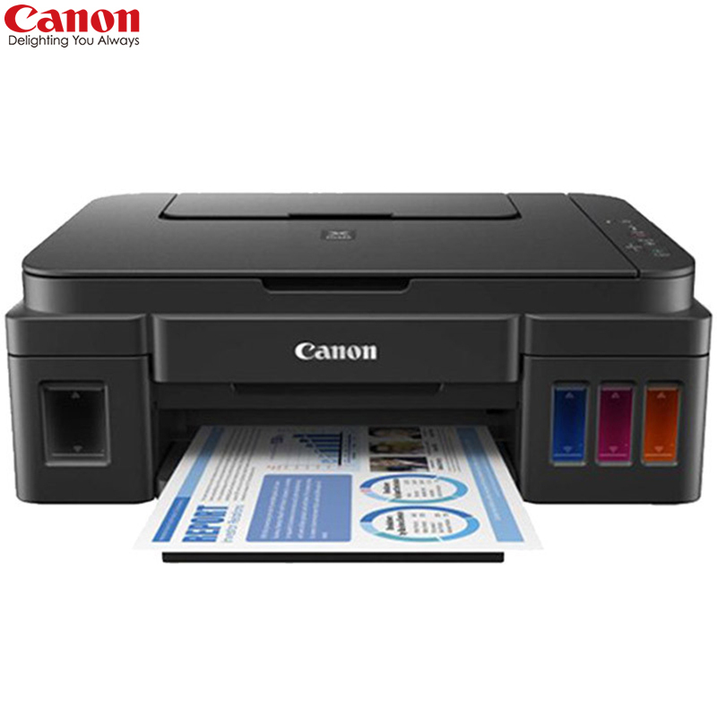 佳能(Canon) G2800彩色喷墨打印机一体机 墨仓 加墨式连供照片打印机(打印 扫描 复印)(套餐一)