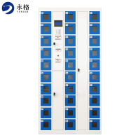 永格智能手机柜存放柜电子存包柜手机寄存柜电子储物柜智能柜亚克力透明储物柜30门(充电款)