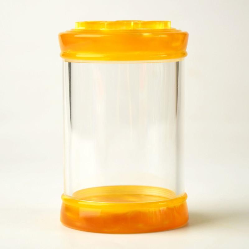 蝈蝈罐鸣虫叫罐鸣韵小田老谭尖鼻子鎏金蜜蜡款七孔养罐透明亚克力