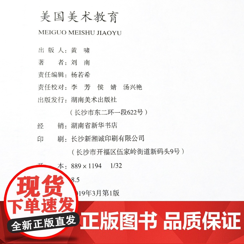 正版 美国美术教育 当代美术教育文库 美国美术教育现状、历史演变和发展湖南美术出版社店高清大图
