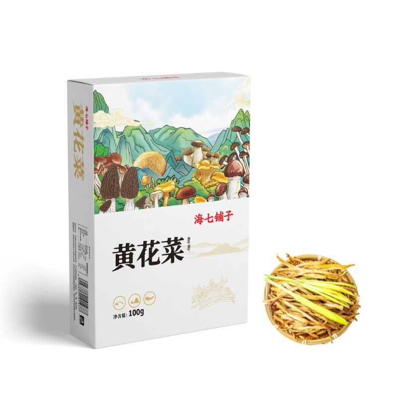 海七 黄花菜 100g /盒高清大图