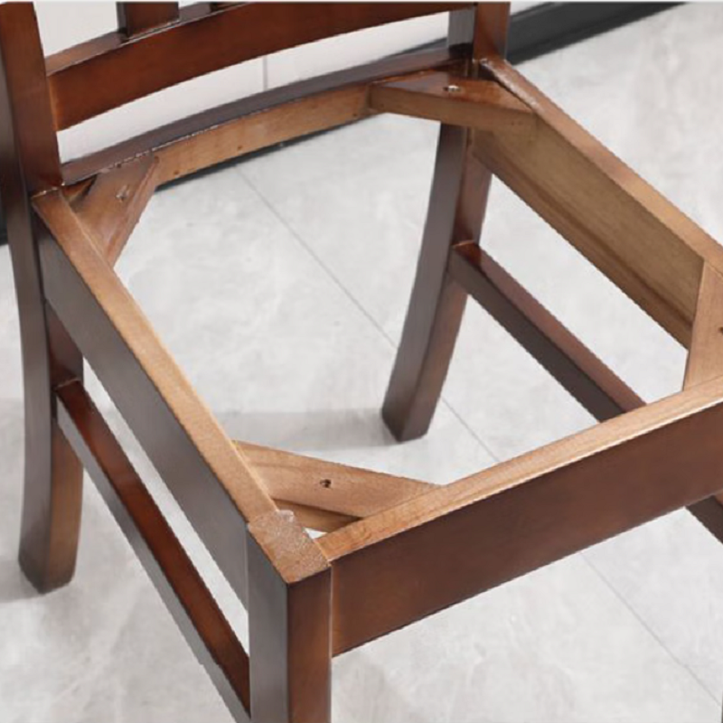 森蒂亚sandia餐椅家用靠背椅实木橡胶木休闲椅座椅书房接待洽谈酒店