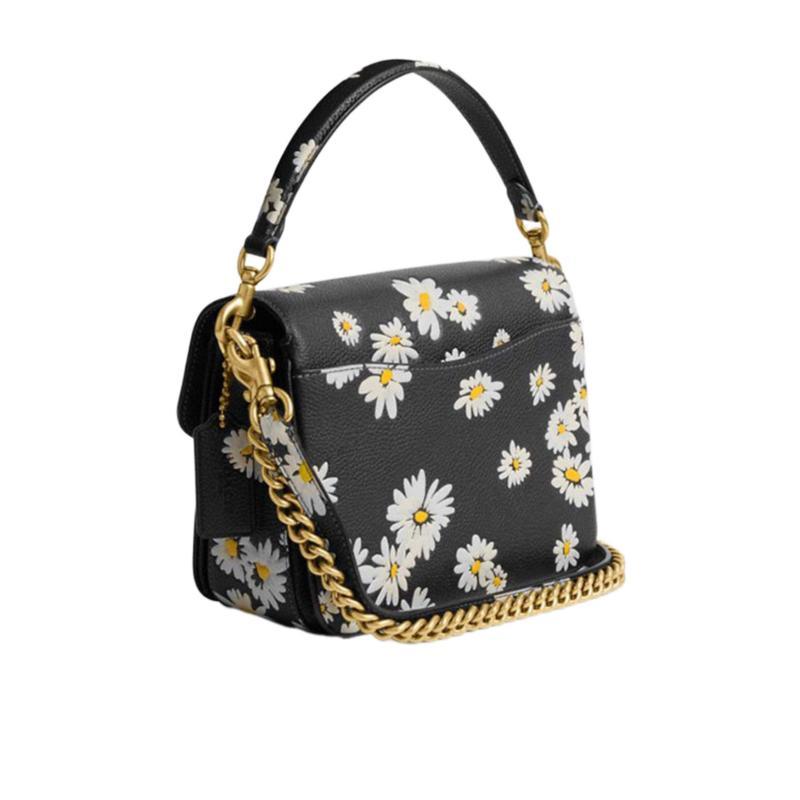 COACH 蔻驰(COACH)女士单肩包小巧精致花卉印花多功能口袋可拆卸肩带日