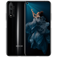 华为/荣耀(honor) 荣耀20 全网通版 8GB+256GB 幻夜黑 移动联通电信4G手机 4800万超广角AI四摄 3200W美颜自拍 麒麟980