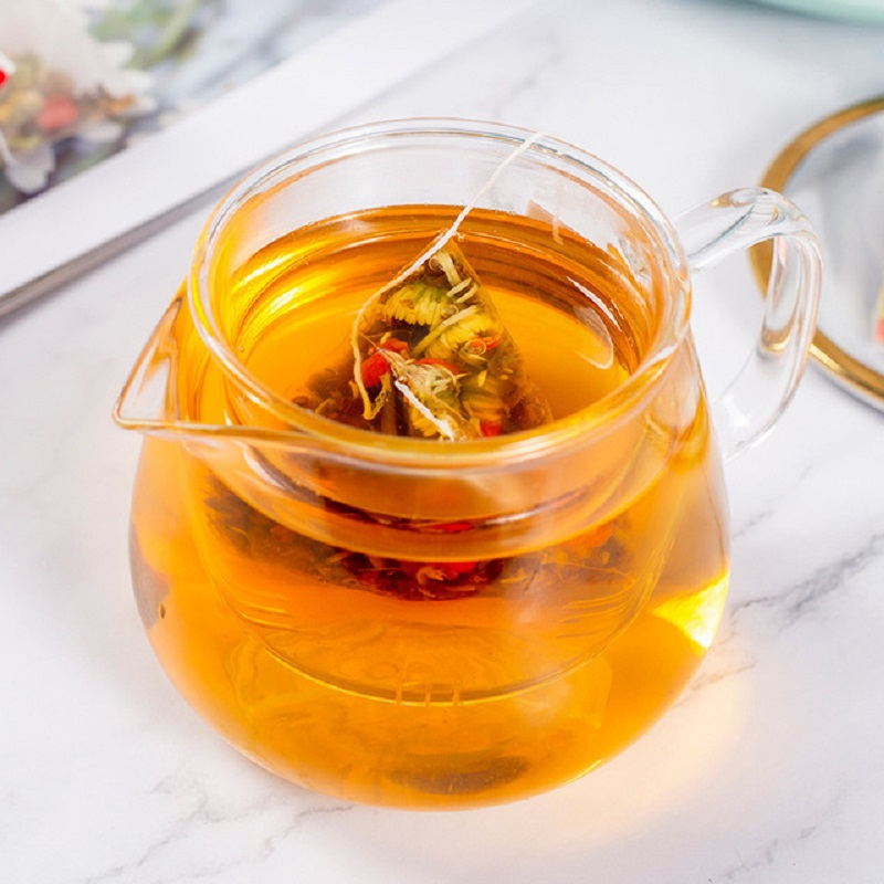 雅丽百花缘 决明子菊花茶160g(8g*20包)三角包 袋泡茶 决明子菊花金银花枸杞桂花牛蒡根 组合花草茶