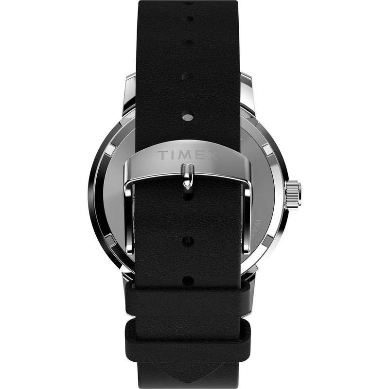 Timex/天美时深海潜航自动机械腕表防水米蓝盘橡胶带