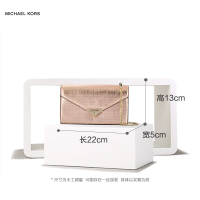 【直营】Michael Kors 迈克·科尔斯 粉金色女士斜挎包 女 30H9LGHC6M-BALLET