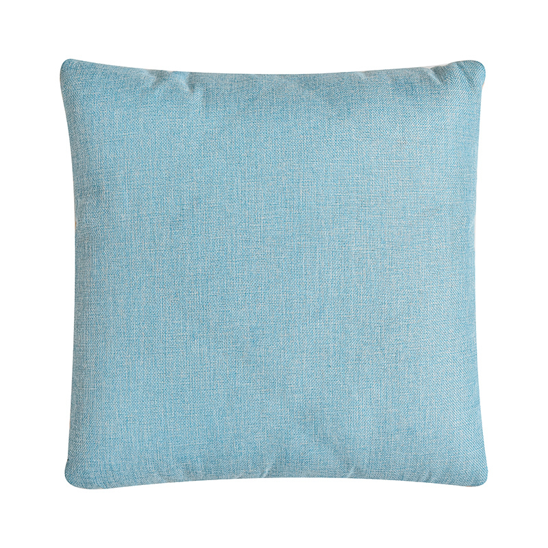 汉司家纺 四季棉麻抱枕被 50*50展开150*195cm (计价单位:件) 极简蓝
