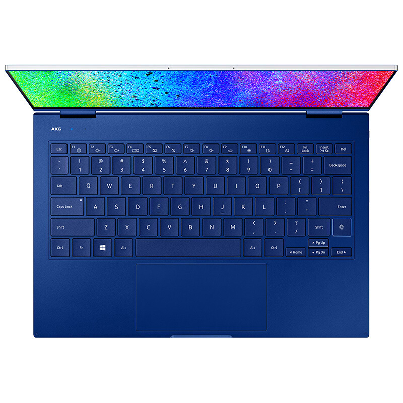 三星(SAMSUNG)Galaxy Book Flex 13.3英寸二合一轻薄笔记本(十代i7 16G 1T SSD)蓝高清大图