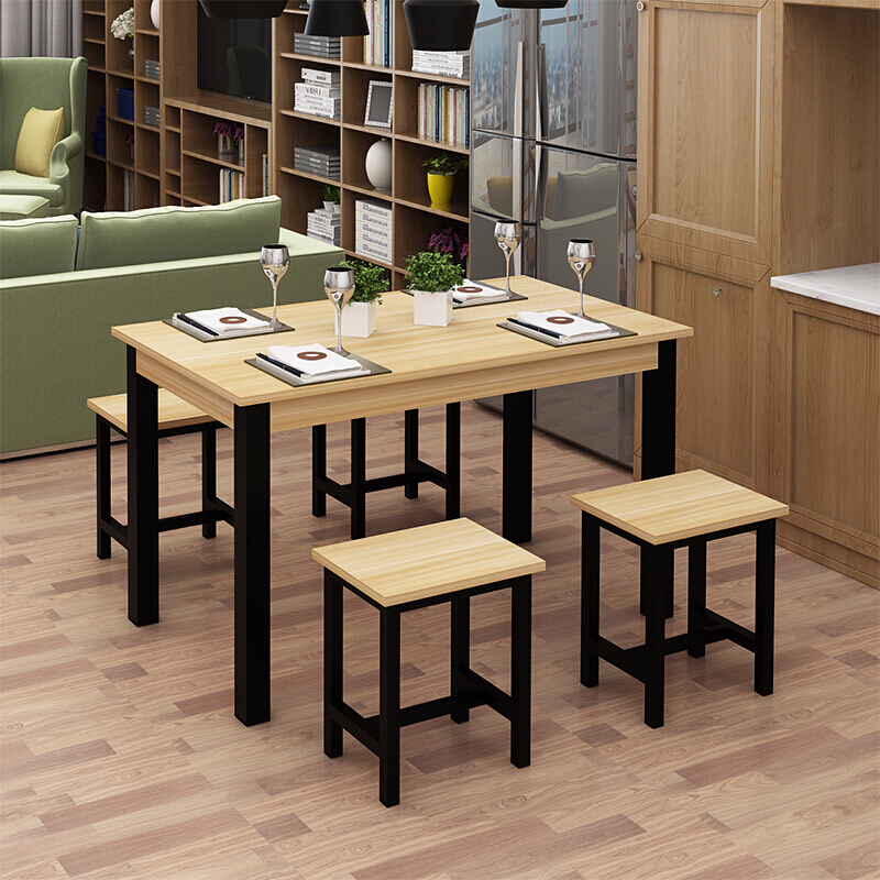 餐馆饭店小吃餐厅食堂面馆吃饭桌子员工餐桌椅子服务区大排档桌凳欧因