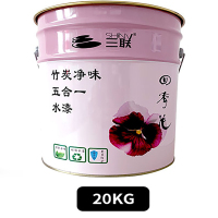 三联 内墙乳胶漆亚光室内外墙白色自刷粉涂料漆墙面抗碱净味墙漆 优丽时【内墙】SS00 20公斤/桶 1桶