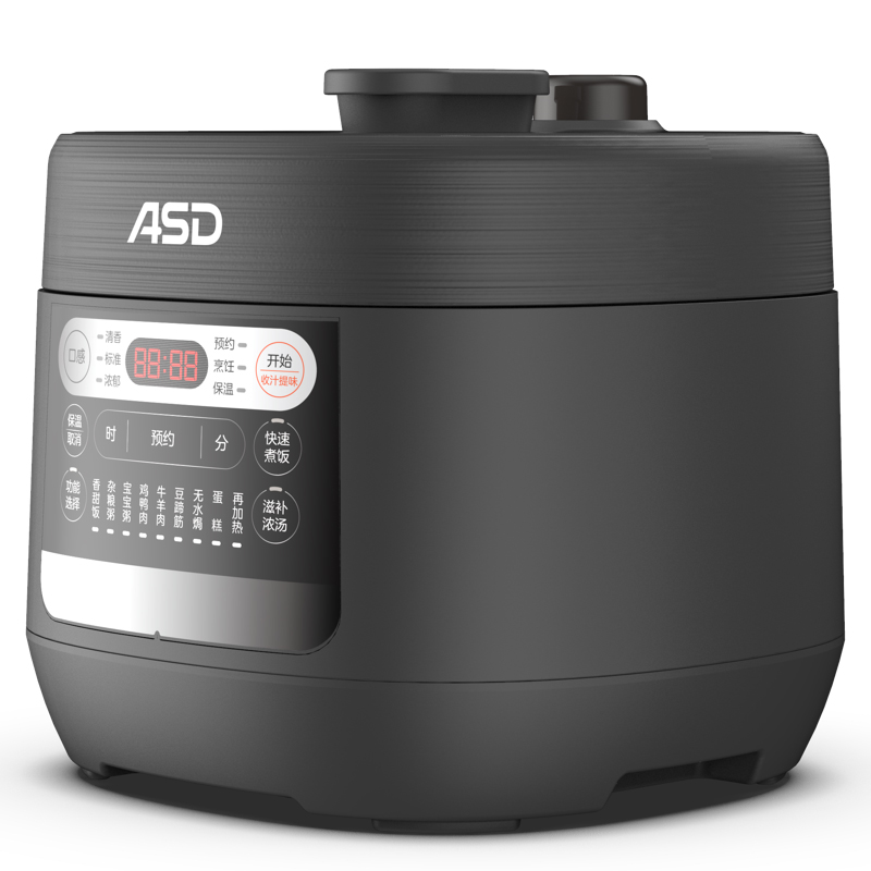 爱仕达(ASD)5L电压力锅 双胆聚能发热盘加热AP-F50E166高清大图
