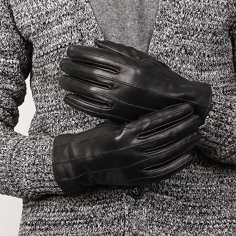 mascomma羊皮手套分指手套男款ca01101 ca01201 ca01301