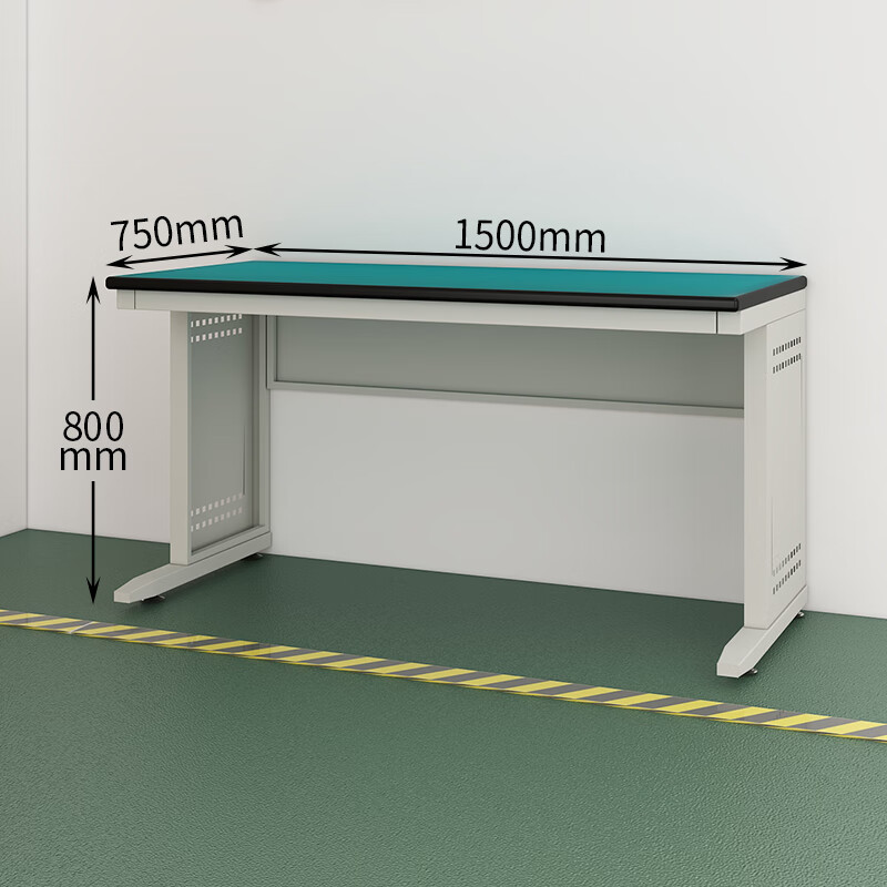 锦北防静电工作台车间流水线操作台带灯工具桌实验室操作台 1.5米单桌高清大图