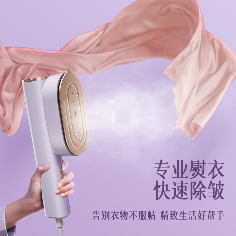 小画仙 干湿两用电熨斗手持挂烫机 除皱不伤衣小型迷你熨烫机 LDYD-1110-WZ高清大图