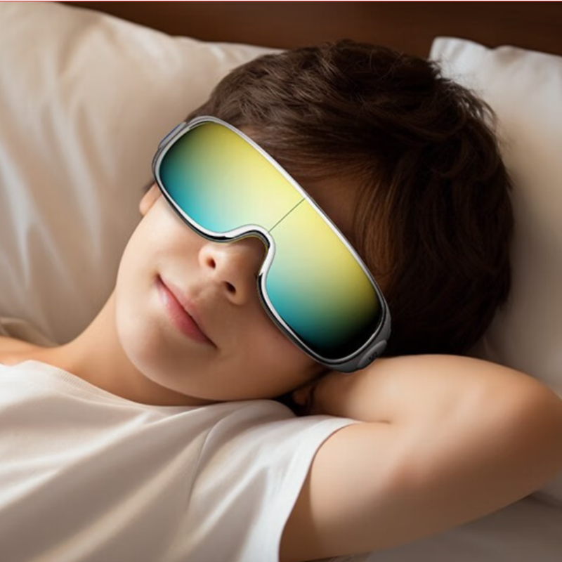 SKG眼部按摩仪学生儿童护眼仪金龟子眼保仪热敷睡眠眼罩眼睛按摩器蓝牙青少年款毕业季送男女孩礼物 点振+按压+热敷定制礼盒