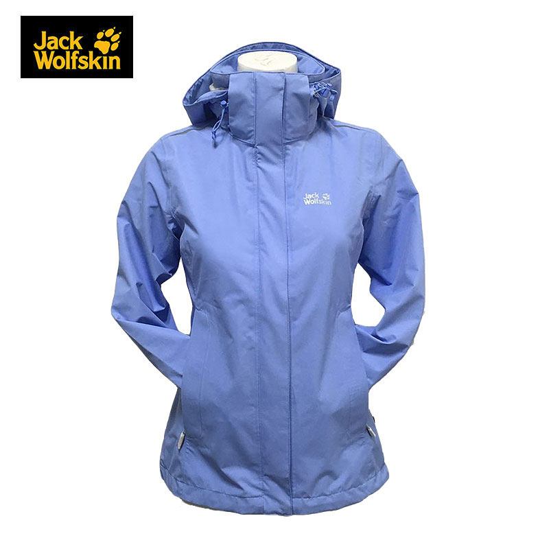Jack wolfskin狼爪2018春夏新品女装户外防水冲锋衣外套5118021