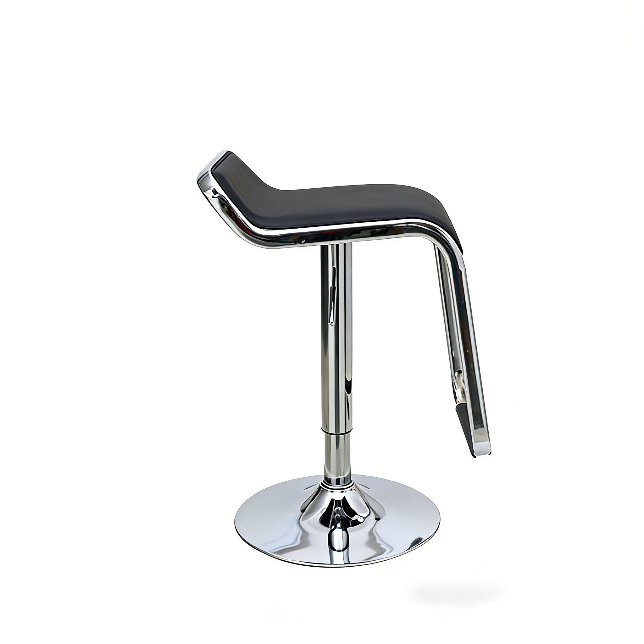 鑫金虎 简约吧台椅高脚凳 钢架椅385*385*810mm高清大图