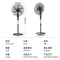 美的(Midea)工业风扇电风扇落地扇家用6叶18寸大风量强力大功率办公室远距强风轻音节能商用大风扇 FS45-22N
