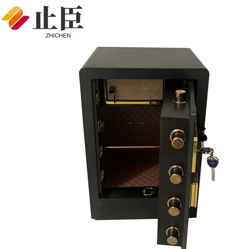 止臣 保险柜 保险箱电子密码锁保险收纳柜保管箱存放柜储物柜 60cm密码+黑