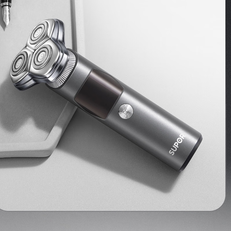 苏泊尔(SUPOR)电动剃须刀HM空气垫悬浮3刀头IPX7防水干湿双剃超强动力大屏显示刮胡刀全身水洗ES-RT31高清大图