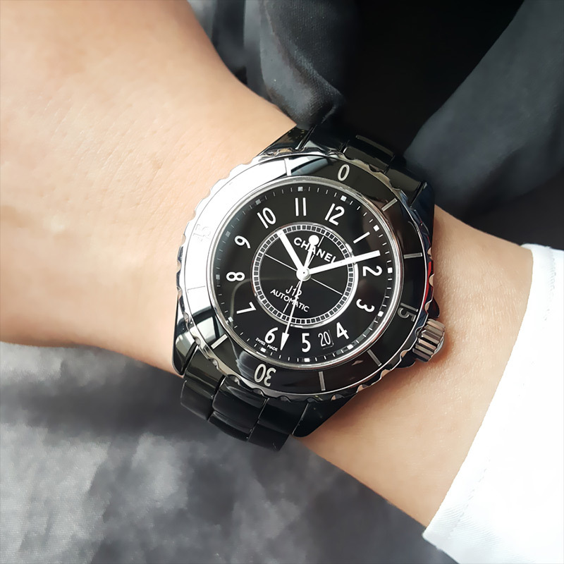 二手95新香奈儿男表chanelj12h0685自动机械38mm二手奢侈品手表日期