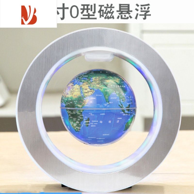 三维工匠磁悬浮地球仪摆件大号发光自转黑科技蓝牙音响创意学生夜灯装饰品高清大图