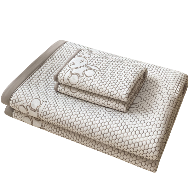 亿洛莱 提花凉席 180*200cm 套高清大图