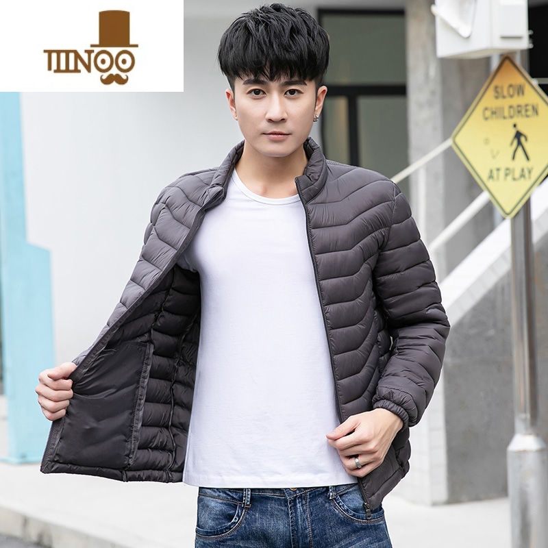 YANXU棉衣男短款冬季新款加厚外套男士中青年加肥加大干活保暖棉袄高清大图