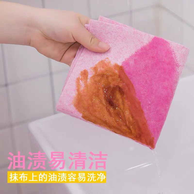 家用不沾油麻布玻璃巾椰壳洗碗抹布巾椰丝吸水大块厨房不掉毛用品 椰壳抹布[1米]加厚可剪5张不划算