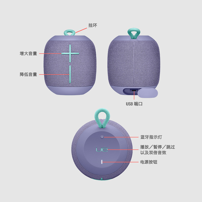 ULTIMATE EARS 984-000873 UE WONDERBOOM LILAC[蘇寧9周年]