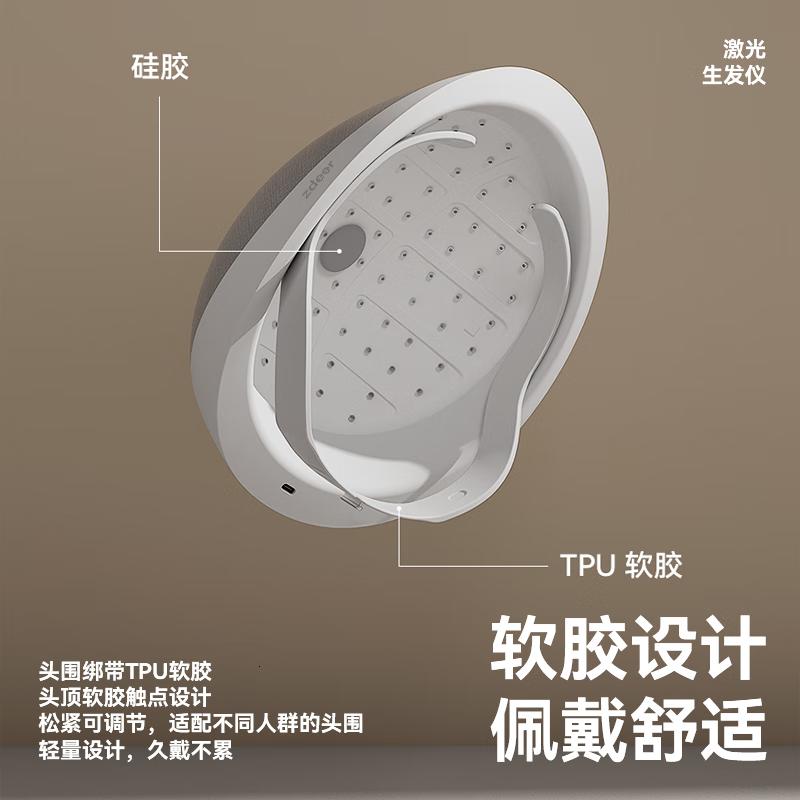 左点zdeer激光生发仪红光生发帽头皮护理增发生发仪