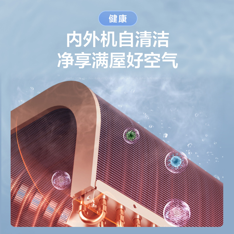 海尔空调(Haier)3匹 变频 新3级能效 健康自清洁 快速冷暖 家用空调柜机KFR-72LW/06KCA83U1高清大图