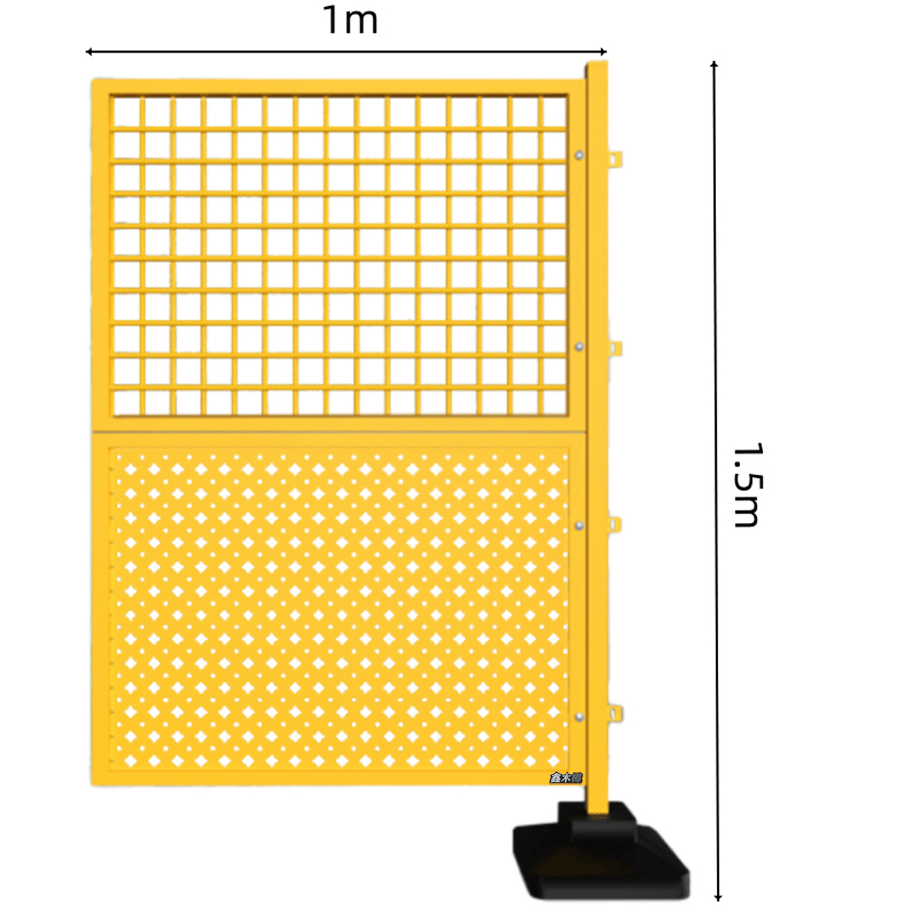 鑫木樽冲孔围挡1*1.5m个高清大图