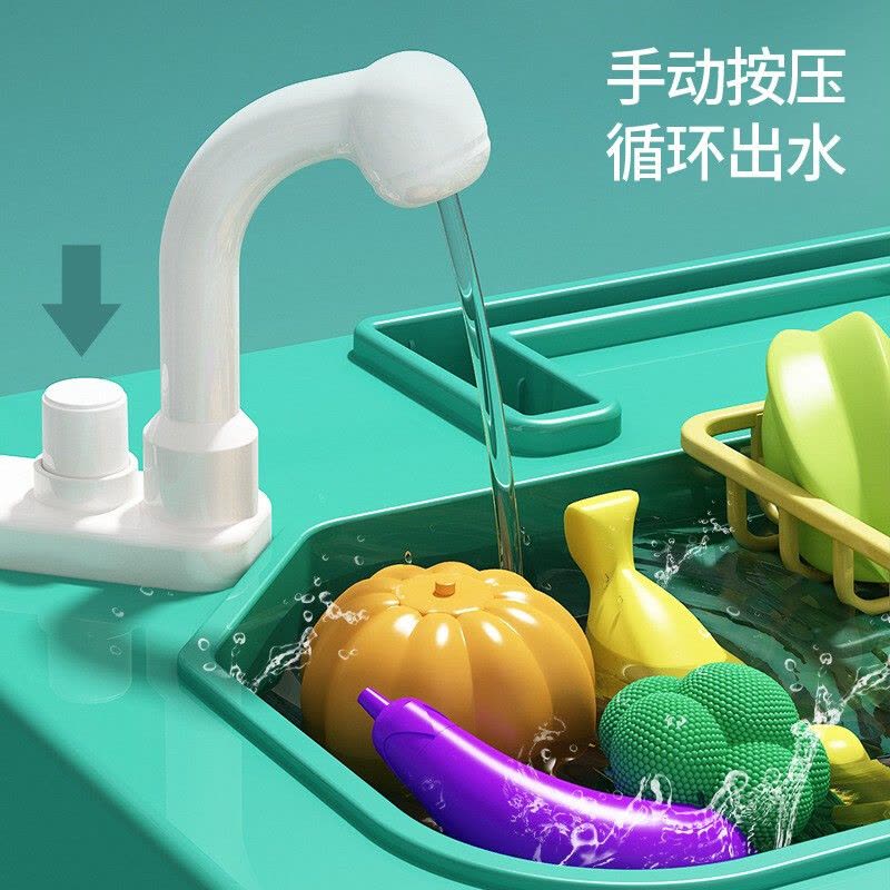 儿童过家家厨房玩具套装2-3-4岁煮做饭玩具女孩5-6-10岁仿真迷你小厨房三四五岁女童水果切切乐图片