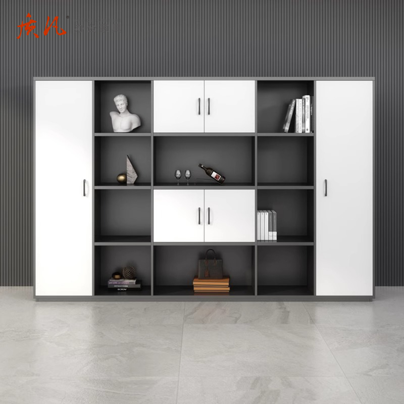 苏宁 质凡 办公室文件柜资料收纳柜 5门柜2000*400*2000高清大图