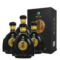 习酒1219淳典酱香型53度白酒500ml*4瓶 鉴赏级(黑)整箱装