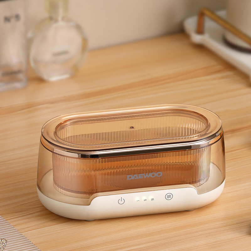 大宇(DAEWOO)超声波清洗机眼镜首饰便携式全自动清洗机DYQX-CS24 富士白(彩邮外!高清大图